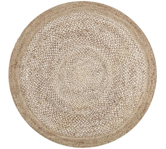 Border Round Braided Jute Rug Pottery, How To Clean Pottery Barn Jute Rug