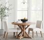 Benchwright Round Pedestal Extending Dining Table | Pottery Barn