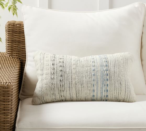 blue lumbar throw pillows