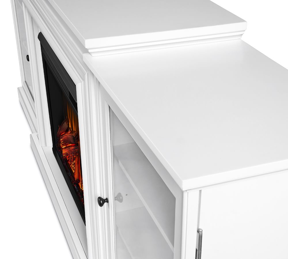 Real Flame® 72" Frederick Electric Fireplace Media Pottery Barn