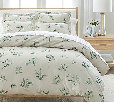 Monique Lhuillier Lily of the Valley Organic Cotton Duvet Cover ...