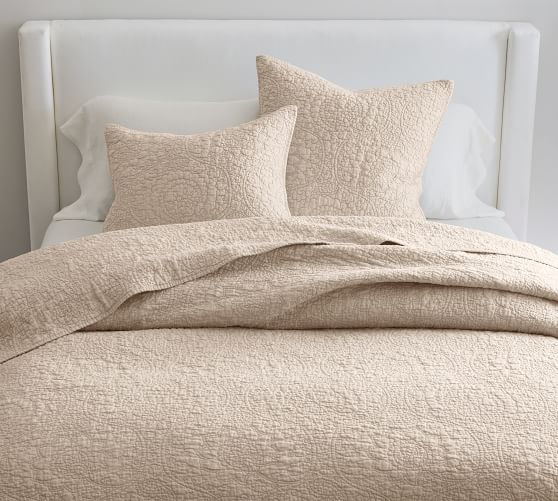 pottery barn floral sheets