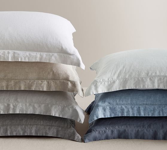 linen sheets pottery barn