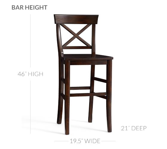 Aaron Bar Counter Stools Pottery Barn, Why Are Bar Stools Higher