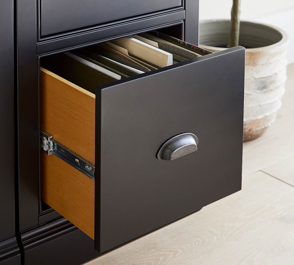 Aubrey Corner Desk with Bookcase & File Pottery Barn