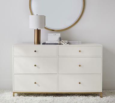 Delaney 6-Drawer Wide Dresser | Pottery Barn