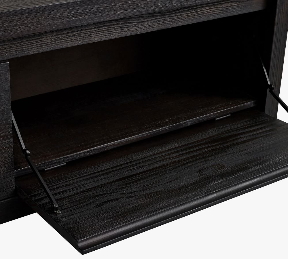 Folsom Entryway Wall Shelf & Bench Pottery Barn