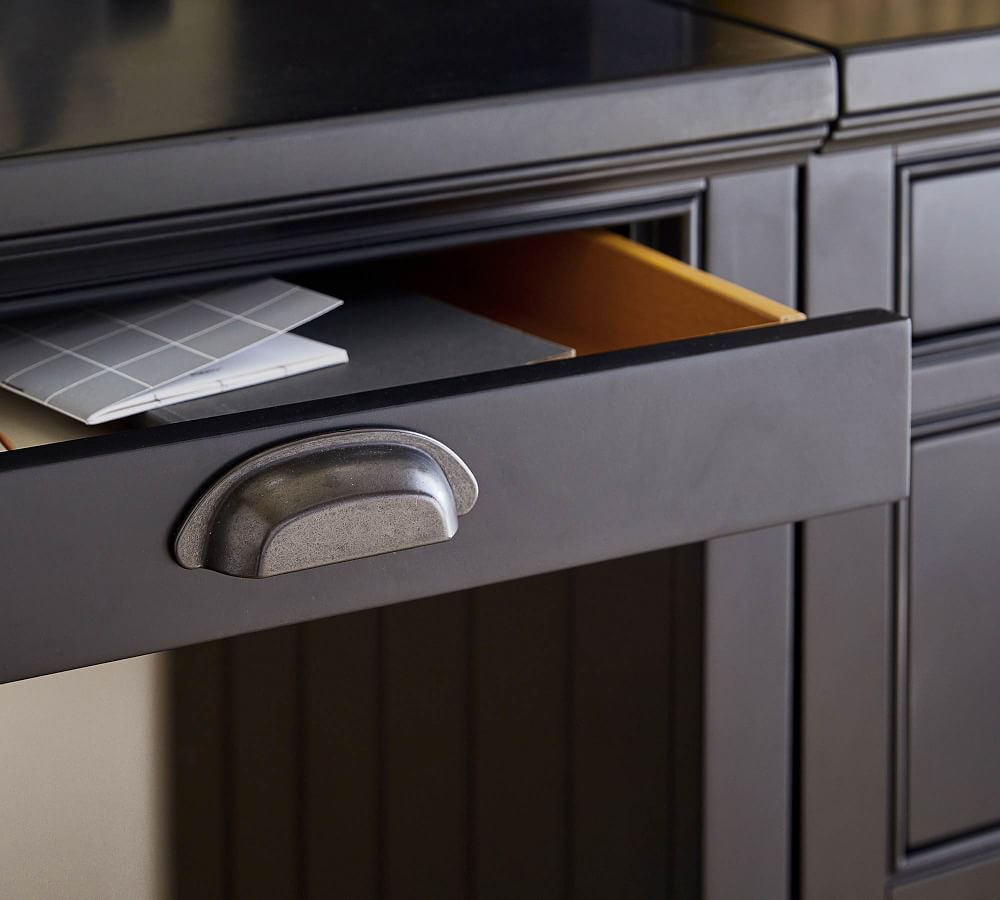 Aubrey 78" Desk with File Pottery Barn