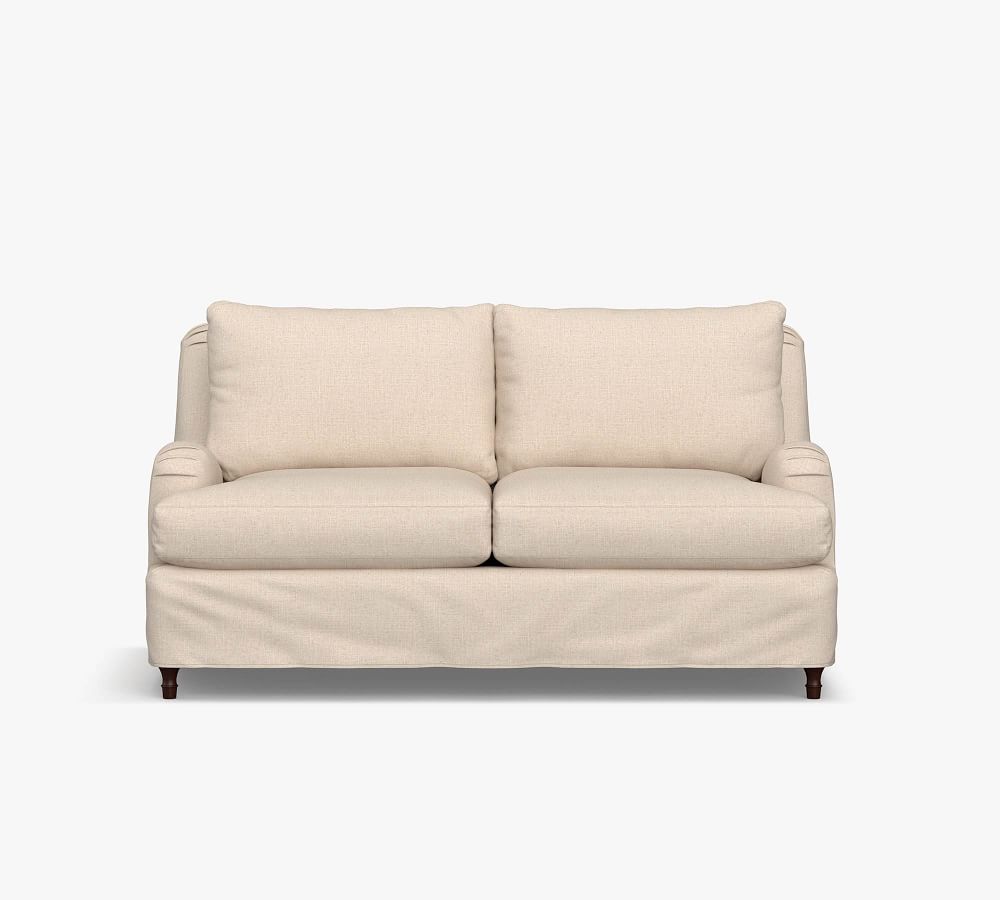 Carlisle Slipcovered Sofa 80" with Bench Cushion, Down Blend Wrapped