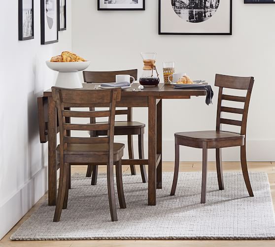 Mateo Drop Leaf Dining Table Pottery Barn, Rectangular Drop Leaf Dining Room Tables And Chairs