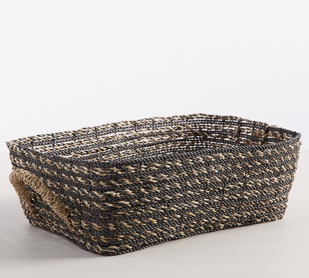 Asher Handwoven Seagrass Baskets Pottery Barn