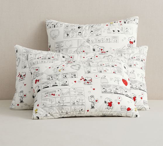 pottery barn peanuts sheets