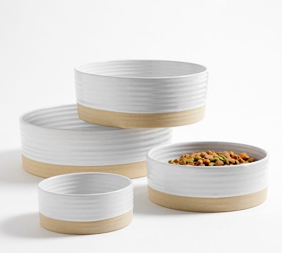 pottery barn dog bowls