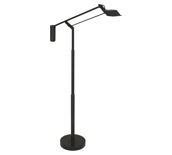 Casoli Adjustable Task Floor Lamp, Art Studio Floor Lamps