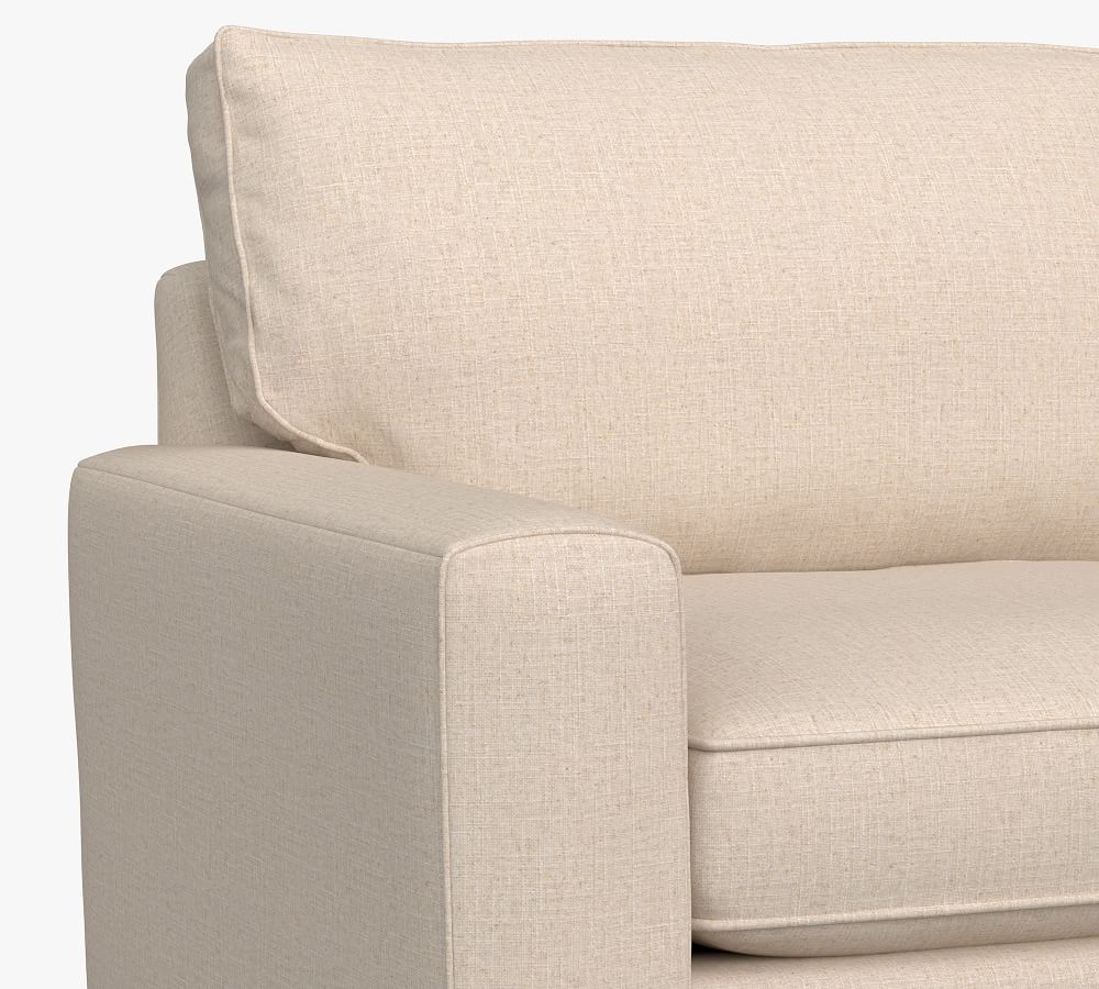 Pearce Square Arm Slipcovered Fabric Sofa Collection Pottery Barn