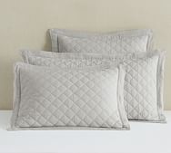 euro pillow shams pottery barn