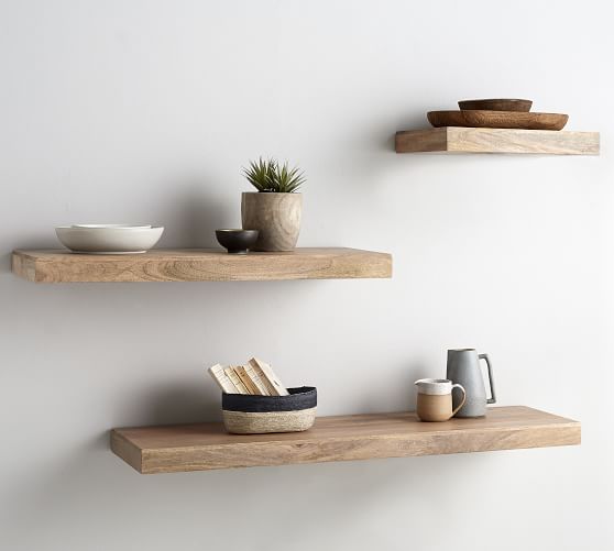 Brighton Floating Wood Shelves, What Is The Best Wood To Use For Floating Shelves