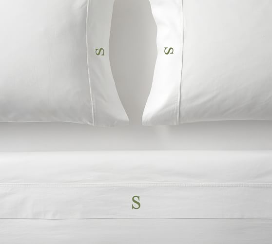 pottery barn percale sheets