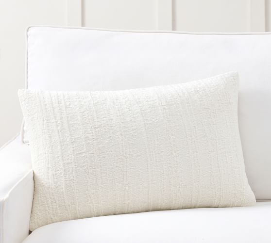 chenille lumbar pillow