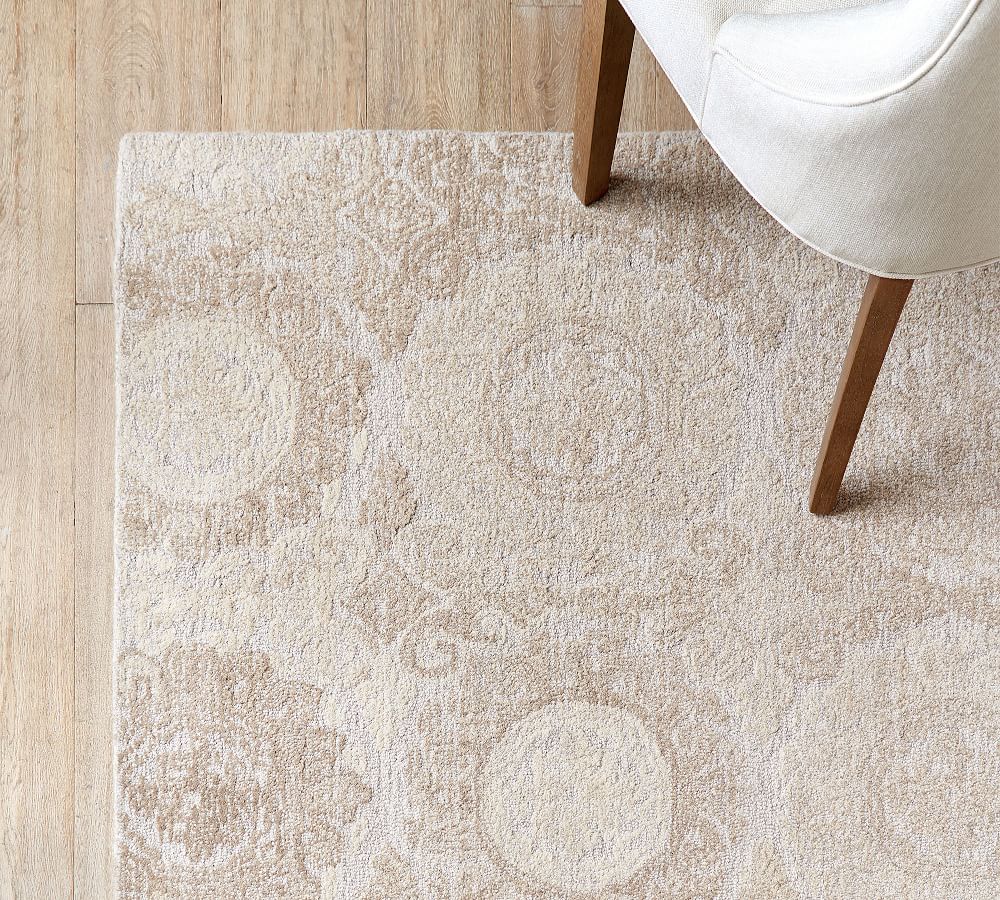 Gray Kendyl Tufted Rug Patterned Rugs Pottery Barn