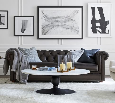 Chesterfield Fabric Sofa | Pottery Barn