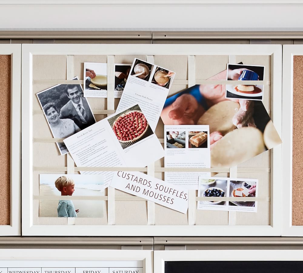 Daily System Linen Pinboard Pottery Barn