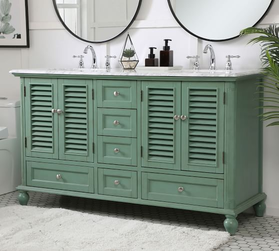 Page 60 Double Sink Vanity Pottery Barn, 60 Inch Double Sink Vanity Farmhouse