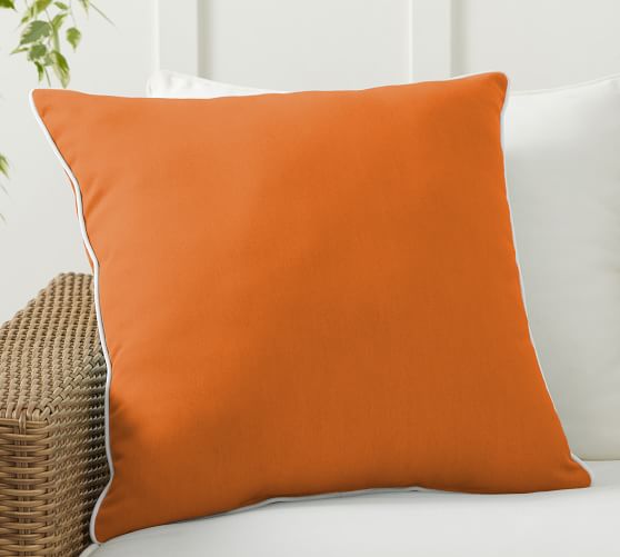 light orange pillow