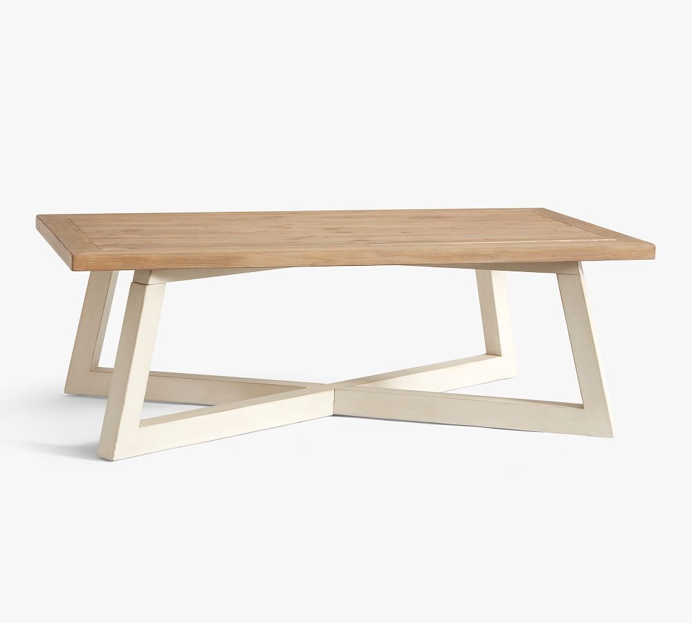 St. Augustine 52" Rectangular Coffee Table Pottery Barn