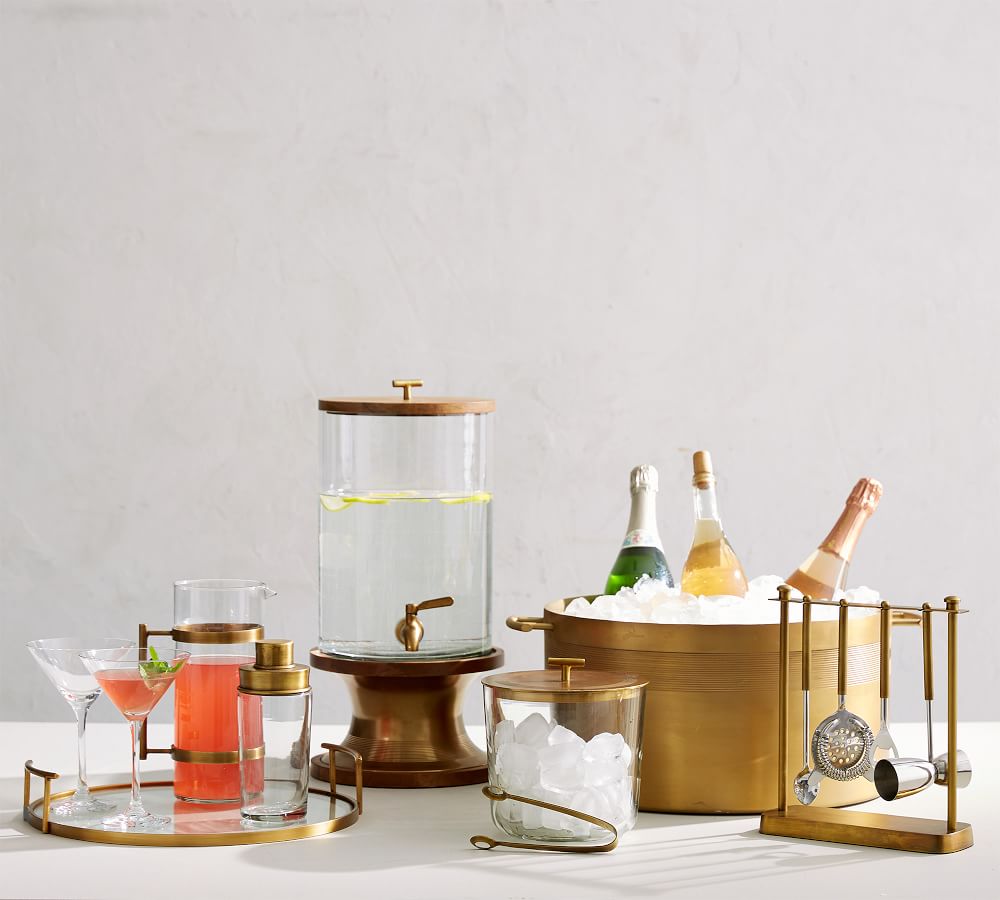 Bleecker Ice Bucket Pottery Barn