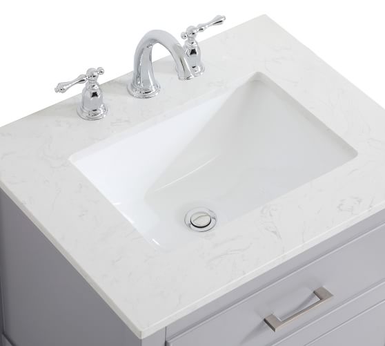 24 30 Single Sink Vanity Pottery Barn Single Sink Vanity Pottery Barn, What Size Vanity Top For 30 Inch Sink