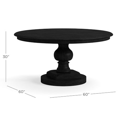Nolan Round Pedestal Dining Table | Pottery Barn