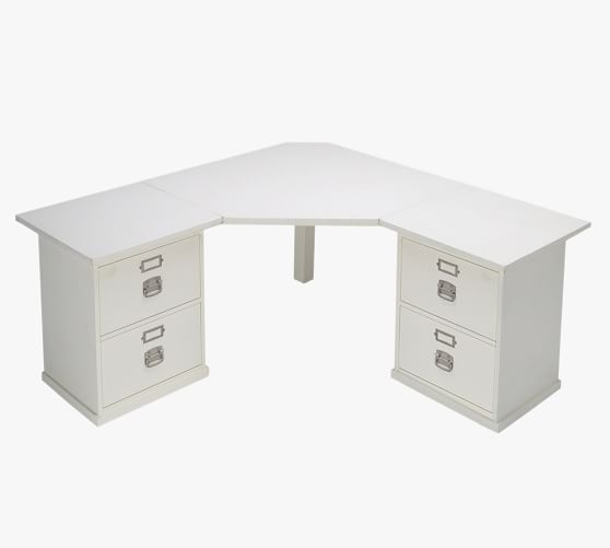 Bedford Corner Desk With Drawers, Inexpensive Small Corner Desk