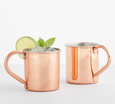 Vintage Handcrafted Copper Drinkware Collection | Pottery Barn