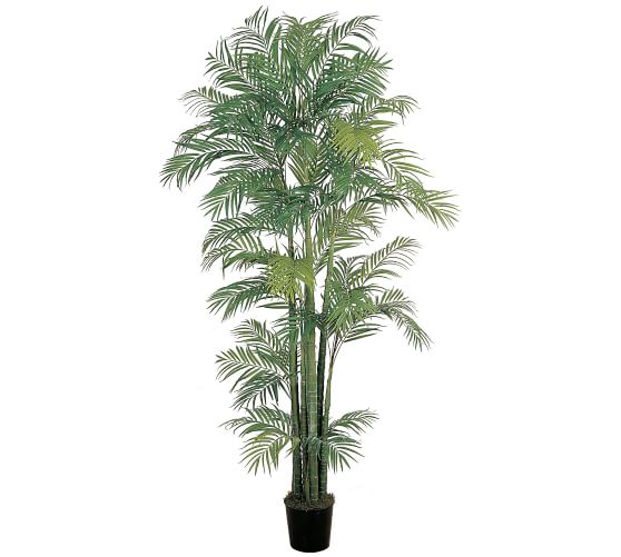 Faux Wide Areca Palm Tree