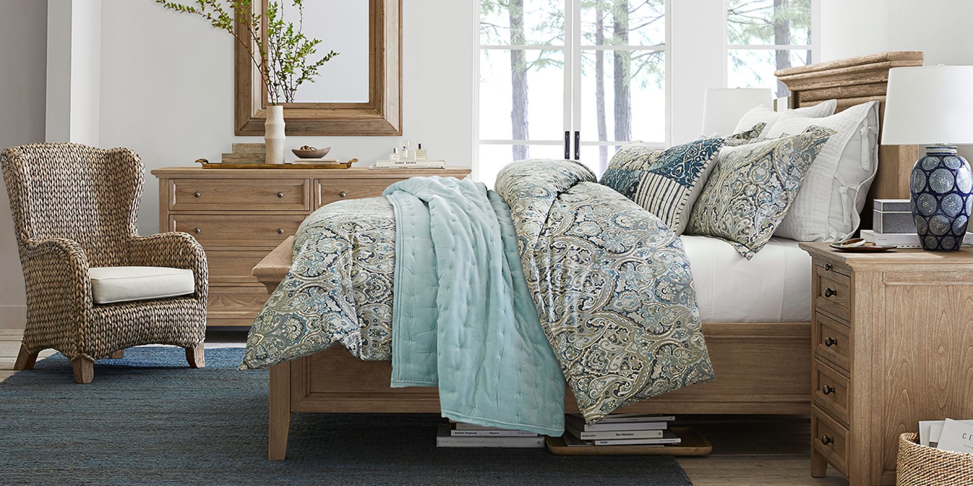 Hudson Bed | Wooden Beds | Pottery Barn