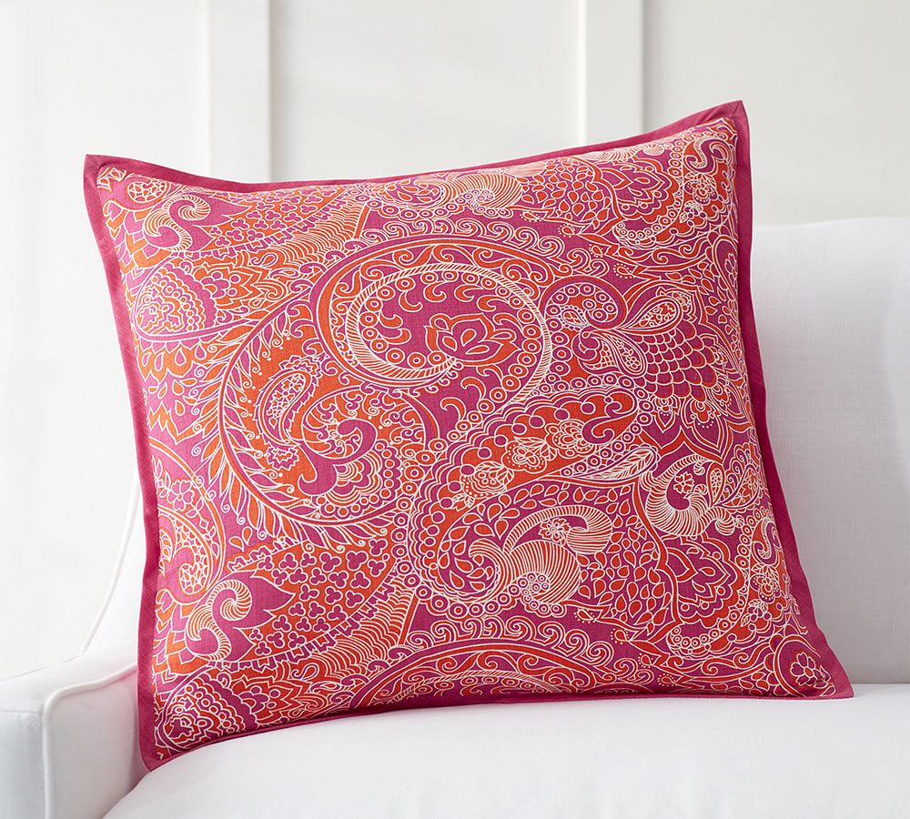 Trinity Paisley Decorative Pillow Cover Pottery Barn