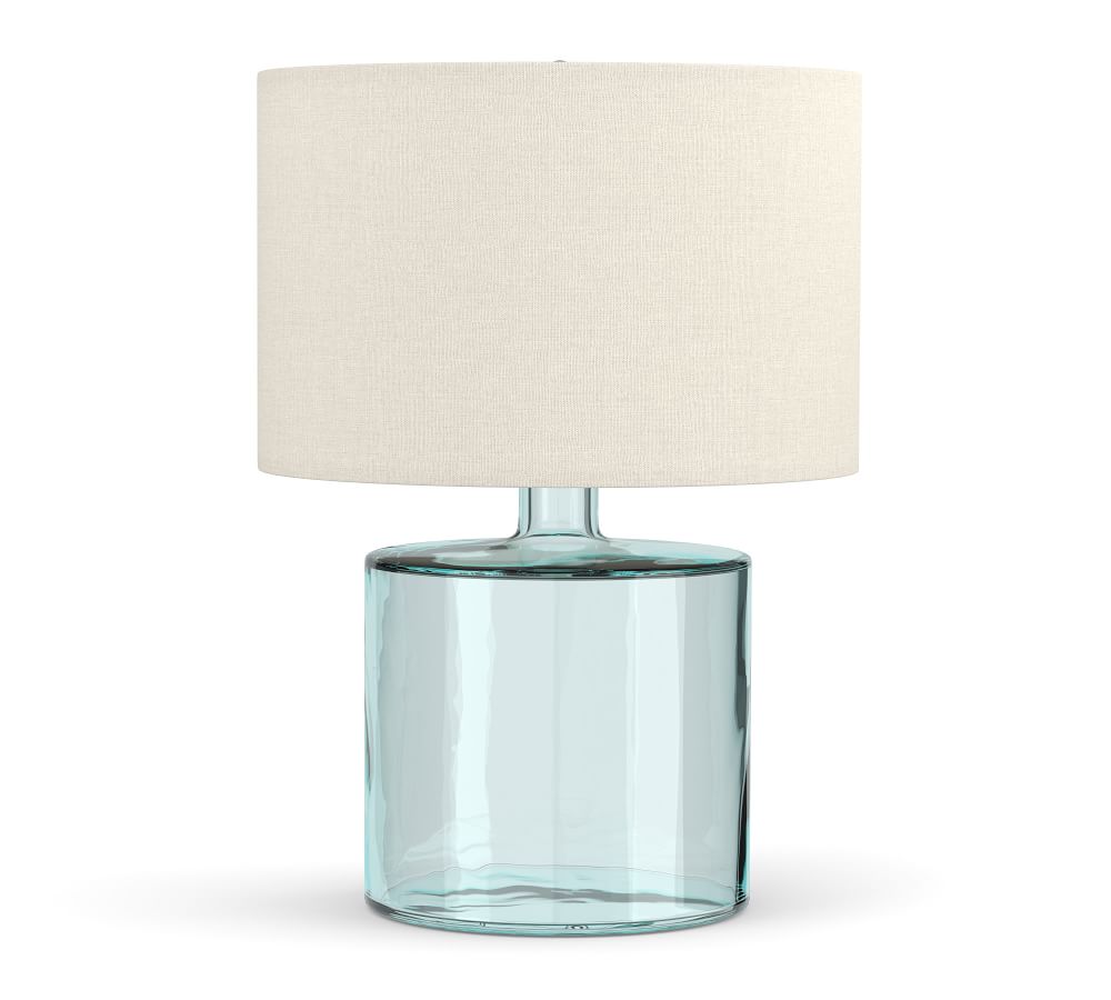 Mallorca Recycled Glass Table Lamp Pottery Barn