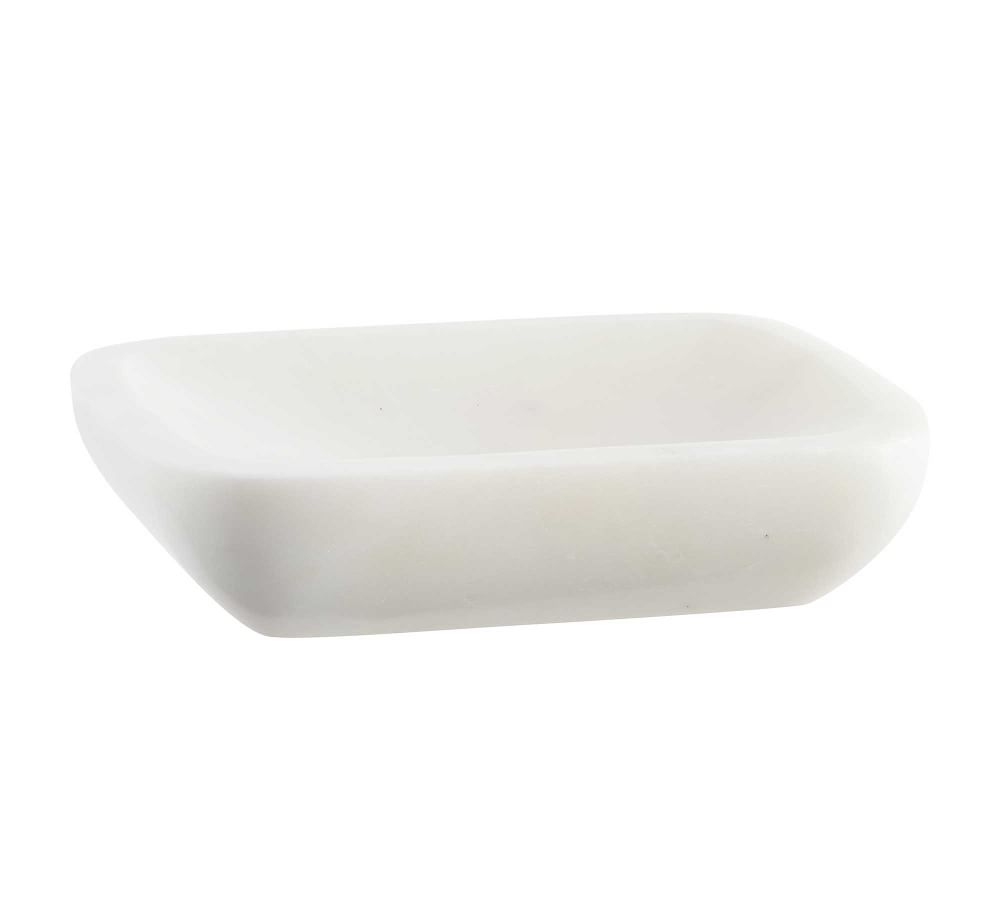 Frost Marble Bathroom Accessories Set Pottery Barn