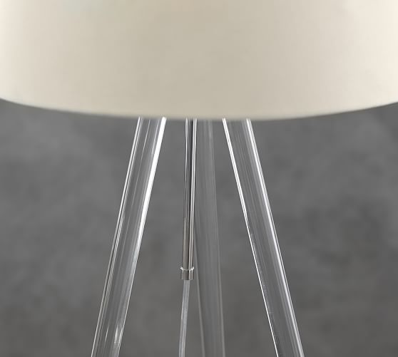 Acrylic Tripod Floor Lamp Pottery Barn, Floor Lamp Acrylic