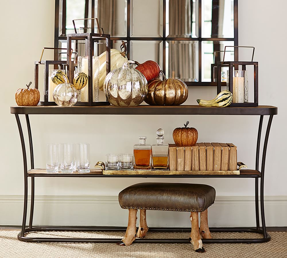 Antique Mercury Glass Pumpkins Pottery Barn