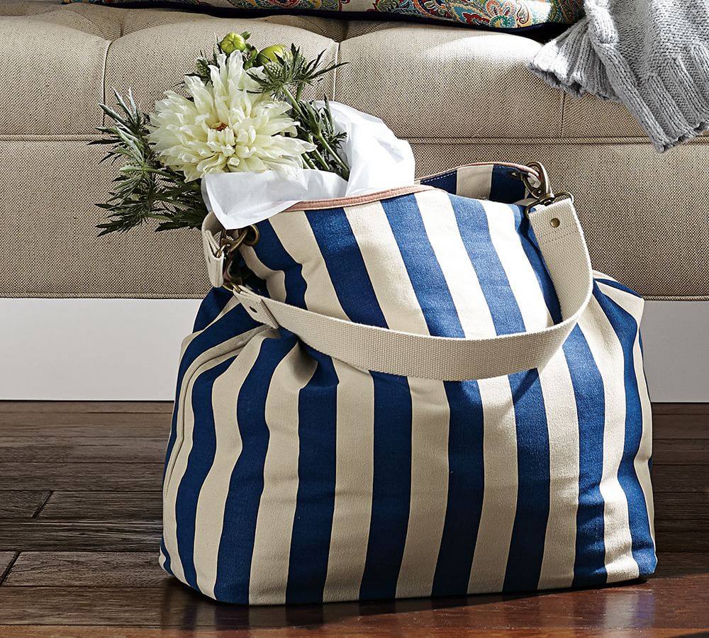 travel tote bucket bag