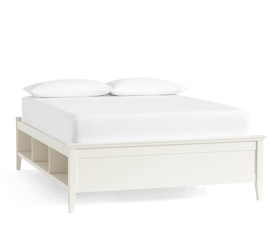 Clara Storage Platform Bed Pottery Barn, Pottery Barn King Bed With Storage