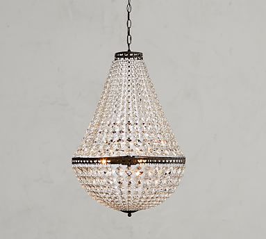 Mia Crystal Chandelier | Pottery Barn