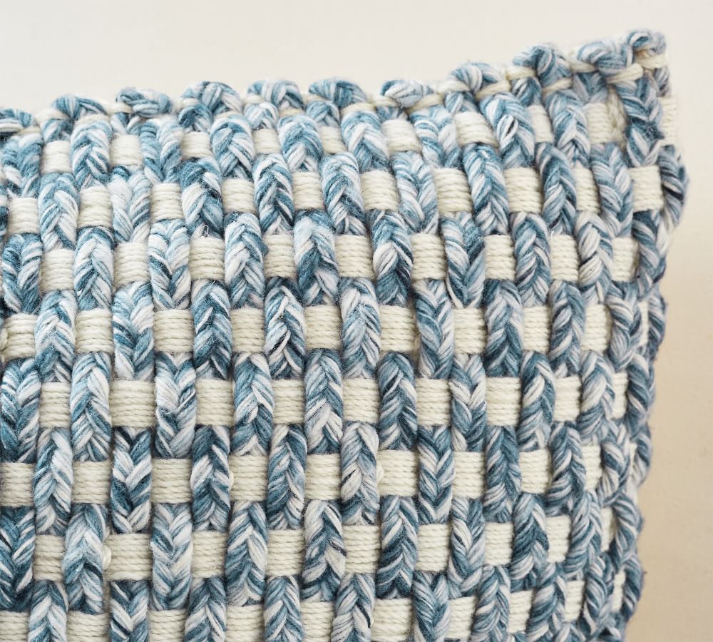 Cadyn Textured Indoor/Outdoor Pillow Pottery Barn