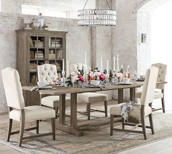 Adeline Crystal Round Chandelier, Pottery Barn Light Fixtures Dining Room