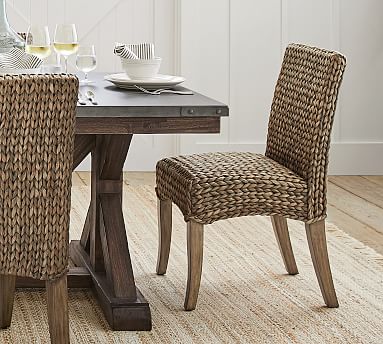 Seagrass Dining Chair Pottery Barn, High Weight Limit Dining Chairs