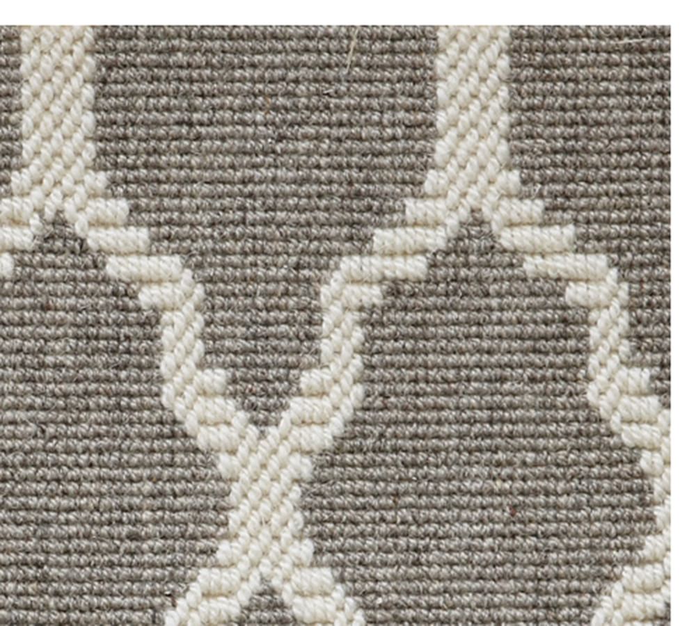 Fibreworks® Custom Tile Print Wool Rug Swatch Pottery Barn