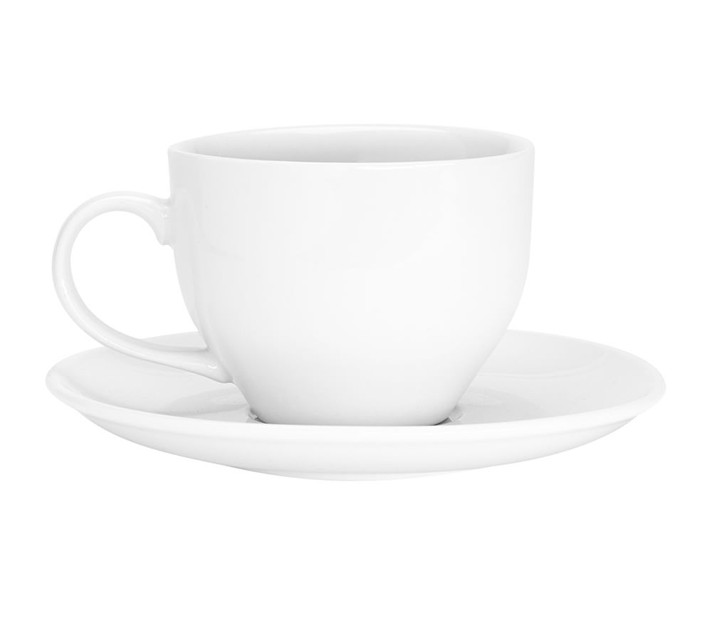 Great White Teacup and Saucer | Pottery Barn