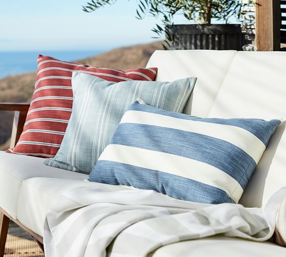 Henderson Striped Indoor Outdoor Pillow Pottery Barn Henderson Striped Indoor Outdoor Pillow, Pottery Barn Pillows Outdoors